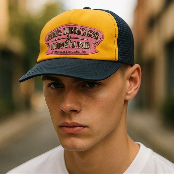 Vintage truckers snap back cap - Picture 1 of 7